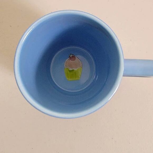 DaySpring Cupcakes Faith Mug Pink Blue Scripture Inspirational Coffee Tea Cup - Picture 4 of 9